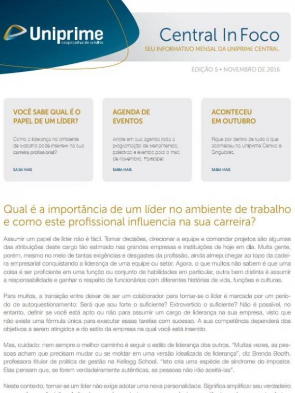 EDIÇÃO 05 NOVEMBRO 2016