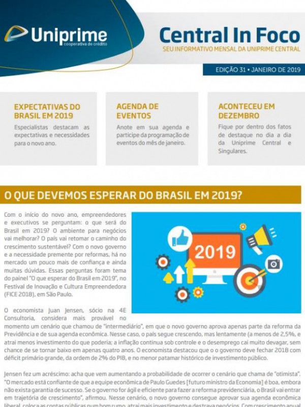 EDIÇÃO 31 JANEIRO 2019