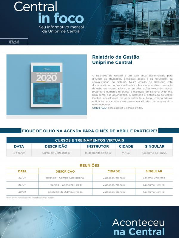EDIÇÃO 58 ABRIL 2021