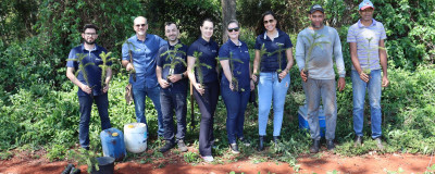 Uniprime Pioneira realiza plantio de 80 árvores no Parque do Povo - Uniprime
