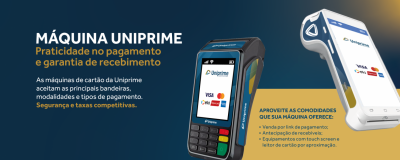 Máquina de cartão Uniprime - Uniprime